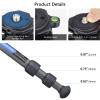 ARTCISE Compact Mini Carbon Tripod with Arca Low Profile Tripod Ball Head Lightweight Portable Travel Carbon Fiber Tripod Desktop Video Tripod for DSLR Camera Digital Mobile Phone Max Load 22lb/10kg view 3