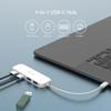 j5create 4-in-1 USB-C to 4-Port Type-A Hub(Eco-Friendly), 4 USB-A with 10Gbps SuperSpeed, USB-C Dongle | Compatible with MacBook Pro, MacBook Air, iPad, Mac mini and More Type C Devices(JCH341EW) view 3
