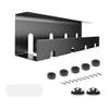 OOCCO Iron Office with Screws Power Strip Home Cord Raceway Storage Wire Organizer Under Desk Cable Management Tray Keep Tidy view 1