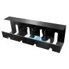 OOCCO Iron Office with Screws Power Strip Home Cord Raceway Storage Wire Organizer Under Desk Cable Management Tray Keep Tidy view 3