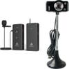 HamiltonBuhl RMTK Digital Learning and Remote Teaching Kit, Includes: SuperFlix Webcam and Ultra-Lightweight Wireless Microphone System with Lavalier Microphone view 1