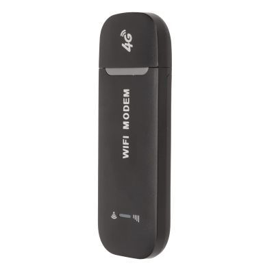 QANYEGN 4G WiFi Router, Wireless LTE Router, Up to 10 Users Stable and Easy Connection USB Plug and Play for Hotspot SIM Card Mobile Phone PC (Black)