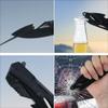 ALBATROSS Folding Pocket Knife - Multi-functional knife with Bottle Opener, Glass Breaker & Seatbelt Cutter - Outdoor Everyday Carry Knife (Black, AS-19652-BK) view 3