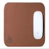 Centaur - 100% Genuine Leather Mousepad - Cognac/Fawn 9,84 x 7,08 inch - Vintage Mouse pad Ideal for Office and Home - Easy-Care with Anti-Slip Leather pad for Computer Mouse - Handmade in Germany view 1