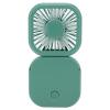 Pilipane USB Desk Fan, Mini Handheld Fan, Portable Small Pocket Fan, USB Rechargeable Fan, Rotatable Handheld Desktop Small Fan, Three Speed Adjustment(Green) view 2