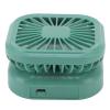 Pilipane USB Desk Fan, Mini Handheld Fan, Portable Small Pocket Fan, USB Rechargeable Fan, Rotatable Handheld Desktop Small Fan, Three Speed Adjustment(Green) view 3