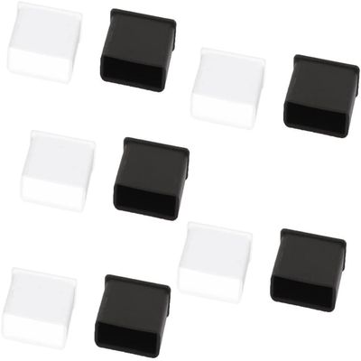 XYWHPGV Plastic Dust Cap Cover USB A Male 10pcs Light Black(013d3 d0f0f fe22b 777e5 edb43 30f93