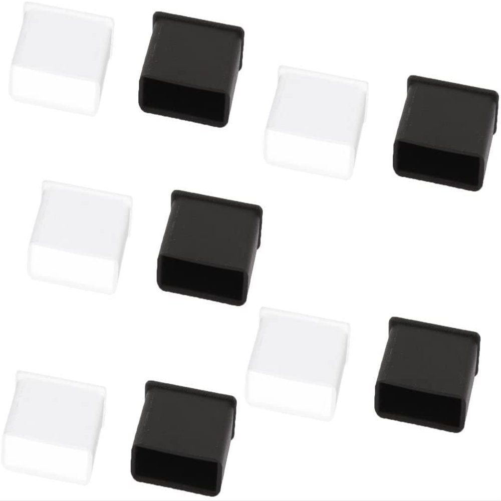 XYWHPGV Plastic Dust Cap Cover USB A Male 10pcs Light Black(013d3 d0f0f fe22b 777e5 edb43 30f93