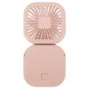 Pilipane USB Desk Fan, Mini Handheld Fan, Portable Small Pocket Fan, USB Rechargeable Fan, Rotatable Handheld Desktop Small Fan, Three Speed Adjustment(Pink) view 2
