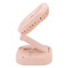 Pilipane USB Desk Fan, Mini Handheld Fan, Portable Small Pocket Fan, USB Rechargeable Fan, Rotatable Handheld Desktop Small Fan, Three Speed Adjustment(Pink) view 4