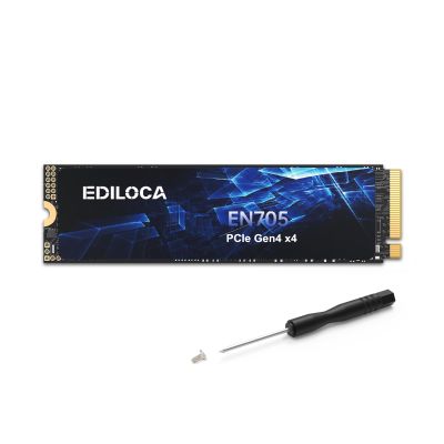 Ediloca 2TB SSD NVMe M.2 2280 PCIe Gen4 x4 Internal Solid State Drive - Up to 4800MB/s, 2TB SSD PS5 Dynamic SLC Cache, PS5 Compatible for Gaming PC Laptop(EN705)