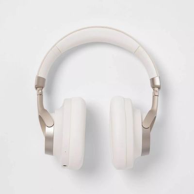 Heyday Active Noise Cancelling Bluetooth Wireless Over-Ear Headphones - Stone White Gold