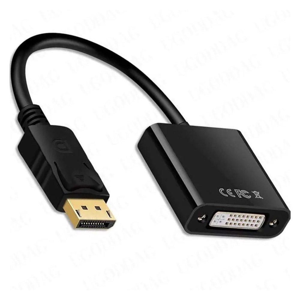 1080P Display Port DP to DVI Adapter DVI Cable Adapter Converter Male to Female Fit Compatible Monitor Projector Displays