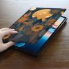 ACWDMKH for Microsoft Surface Pro 9 Case Protector PU Leather Slim Folio Stand Multiple Viewing Angles Shockproof Cover for Surface Pro 9 13 Inch 2022 Tablet Cover,Sun Moon and Plant view 4