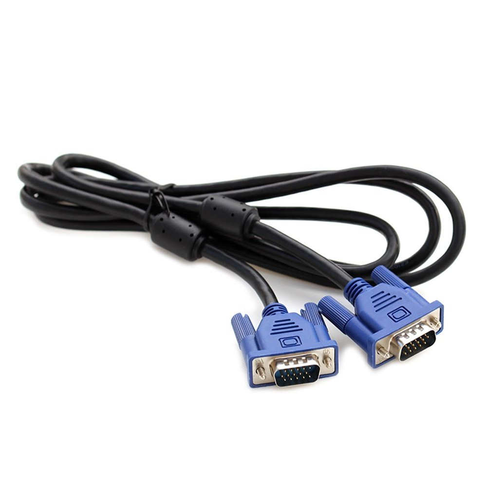 1.5M VGA 3+6 15Pin VGA D-Sub Video Cable Male to Male Fit Compatible Computers Monitors Projects with VGA Ports