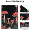 ACWDMKH for Microsoft Surface Pro 9 Case Protector PU Leather Slim Folio Stand Multiple Viewing Angles Shockproof Cover for Surface Pro 9 13 Inch 2022 Tablet Cover,Red Mushroom view 2