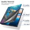 ACWDMKH for Microsoft Surface Pro 9 Case Protector PU Leather Slim Folio Stand Multiple Viewing Angles Shockproof Cover for Surface Pro 9 13 Inch 2022 Tablet Cover,Tropical Sea Turtle view 3