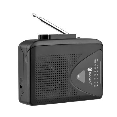 IUPPA TON009 Portable Cassette Player AM/FM Auto Reverse Auto Stop Mini Stereo Tape Player with 3.5mm Earphone Jack Adjustable for Home School Travel