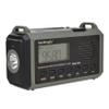 Emergency Radio 10000MAH Weather Radio Solar Hand Crank AM/FM/SW/NOAA Weather Alert Portable Shortwave Radio with Cellphone Charger, Headphone Jack, Flashlight, Reading Lamp and SOS Alarm view 3