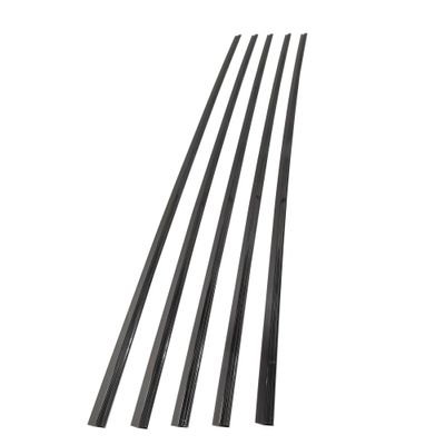 FASDE 47 in Decorative Vinyl J Trim in Brushed Onyx (5 Pack)