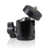 DirectNine Basics 2pcs Damping Spherical Mount for Camera Slide Platform Base for and Monopod Aluminum Alloy Black view 3
