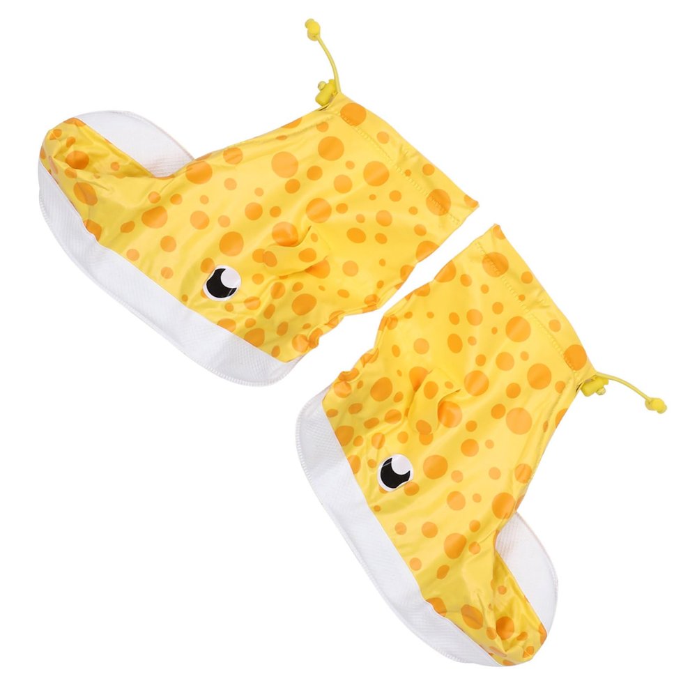 Sosoport Shoe - Thicken Overshoes for Boys and Girls Rain Protectors Small Deer Pattern Yellow s for Outdoor Activities Camping and Travel