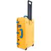 Pelican 1595 Case by ColorCase - Yellow - Large Sized Waterproof Case with TrekPak Divider System & Laptop Computer Lid Pouch - Blue Handles & Latches view 3