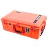 Pelican 1595 Case by ColorCase - Orange - Large Sized Waterproof Case with TrekPak Divider System & Laptop Computer Lid Pouch - Red Handles & Latches view 2