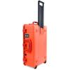 Pelican 1595 Case by ColorCase - Orange - Large Sized Waterproof Case with TrekPak Divider System & Laptop Computer Lid Pouch - Red Handles & Latches view 3