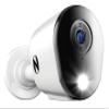 Night Owl FTD4 Add On Wired 2K Deterrence Cameras with 2-Way Audio - 1 Pack - White view 1