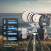 81'' Compact Carbon Fiber Tripod for Camera WEYLLAN Heavy Duty Tripod Camera, 10-Layer Carbon Fiber Tube, 32.5mm Professional Tripods Leg, Travel tripods for Camcorder Telephoto Lens, Max Load 20kg view 2