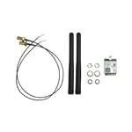 AIW-166K4, WireIess 6E AX210 802.11ax (Vpro)+BT 5.3 M.2 2230 A-E Key Module, with Cables and Antennas kit