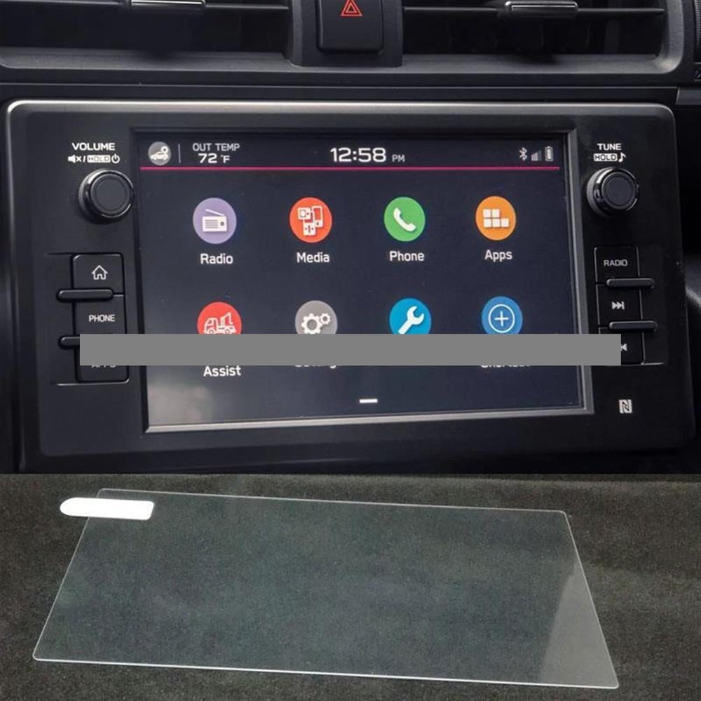 UNKOMN Screen Protector GPS Navigation Protective Film for toyotas GR86 Coupe 2022 8 inch infotainment Center Screen Tempered Glass Protective Film