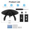 HOLACA Universal Sun Rain Shade Camera Cover for All Outdoor Security Camera with 1/4 Screw, Shield Compatible with Ring, Blink, Google Nest, Eufy, Arlo, WYZE, SimpliSafe view 2