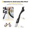 Cyfie Bike Kickstand for Kids Bike 18 20 22 inch Wheel, Center Mount Bicycle Kick Stand, Adjustable Child Kickstands for 18" 20" 22" Adult Mountain Road Bike view 2