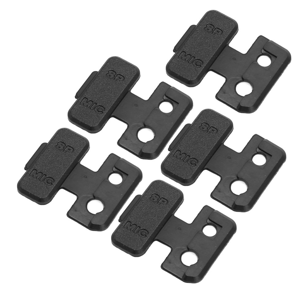 10Pcs Earphone Jack Dust Cover for 5R 5RE F8+ Radio Walkie Talkie, Replacement Headphone Cover.