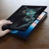 ACWDMKH for Microsoft Surface Pro 8 Case Protector PU Leather Slim Folio Stand Multiple Viewing Angles Shockproof Cover for Surface Pro 8 13 Inch 2021 Tablet Cover,Black Cat Embraces view 4