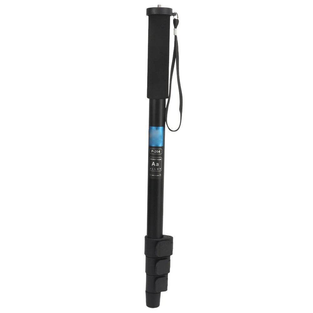 Camera Monopod, Aluminum Alloy Sponge Cover, Humanized Digital Camera Handheld Monopod for Action Camera