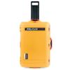 Pelican 1595 Case by ColorCase - Yellow - Large Sized Waterproof Case (Case Only) - Orange Handles & Latches view 4