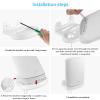 Router Mounting Brackets Router Wall Mount Holder for Orbi Whole Home Tri-Band Mesh WiFi 6 System RBK762S, RBK762S, RBS760 view 4