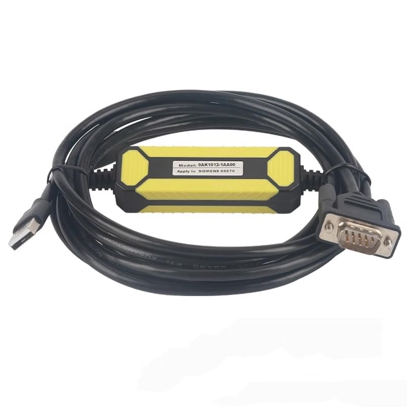 9AK1012-1AA00 Applicable Debugging Cable 6SE70 Inverter USB Programming Cable Download Cable Economy Model Black 2m