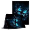ACWDMKH for Microsoft Surface Pro 8 Case Protector PU Leather Slim Folio Stand Multiple Viewing Angles Shockproof Cover for Surface Pro 8 13 Inch 2021 Tablet Cover,Blue Butterfly view 1