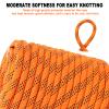 Meyoppm Braided Polyester Arborist Rigging Rope (3/8 inch x 150 feet), High Strength Arborist Rigging Rope for Outdoor Rock Climbing, Mountain Climbing, Hiking, etc view 4