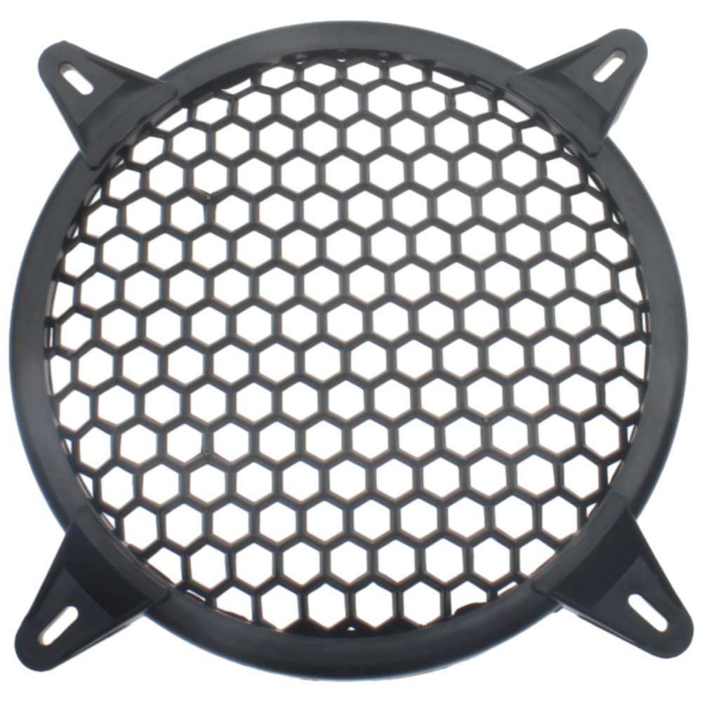 OZXNO 2 Pack 8 Inch Speaker Grills Subwoofer Grill Waffle Grill Guard Protector Covers with Mounting Screws ABS Mesh Round Subwoofer Speaker Cover