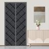 Insulated Door Curtain Fits Door Size 24 x 90 inch, Screen Size 27" x 92" Insulated Door Screen Curtains Keep Draft Out for Ac Room for Air Conditioner Heater Room Home Kitchen view 1