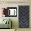 Insulated Door Curtain Fits Door Size 24 x 90 inch, Screen Size 27" x 92" Insulated Door Screen Curtains Keep Draft Out for Ac Room for Air Conditioner Heater Room Home Kitchen view 2