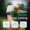 Voice Caddie A3 Golf Watch Subscription Free with Green Undulation, 40k+ Preinstalled Courses, Lightweight w/Slope Mode 1.3" Color Touchscreen, Pin Reload, Smart Green View Golf GPS & Fitness Mode BK view 2