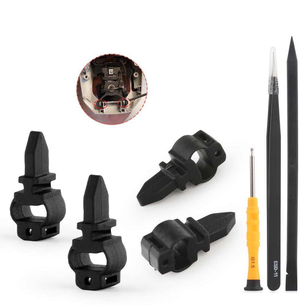 Replacement for DJI MiNi 2 Gimbal Shock Absorption Rubber for DJI Mavic Mini 4K Shock Absorber Ball Mini SE/Mini 2 SE Damper Rubber Gimbal Mounts Accessories Parts with Repair Tools (4Pcs)