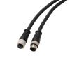 HangTon Cognex Sensor Power I/O Cable M12 A-Coded 12 Pin Male to Female for Keyence Microscan Reader Checker 201 in-Sight 7000 9000 Data Man 360 15 M view 2