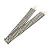 MAVIS LAVEN Camera Shoulder Neck Strap, Webbing Camera Strap Widened Polyester Fabric for Travelling (Black Gold White) view 3